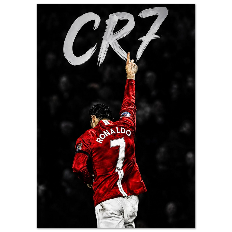 Cristiano Ronaldo CR7 football poster