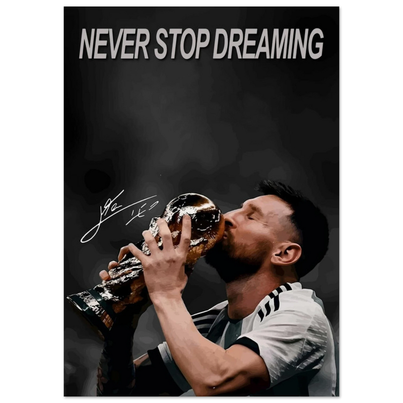 Lionel Messi football poster