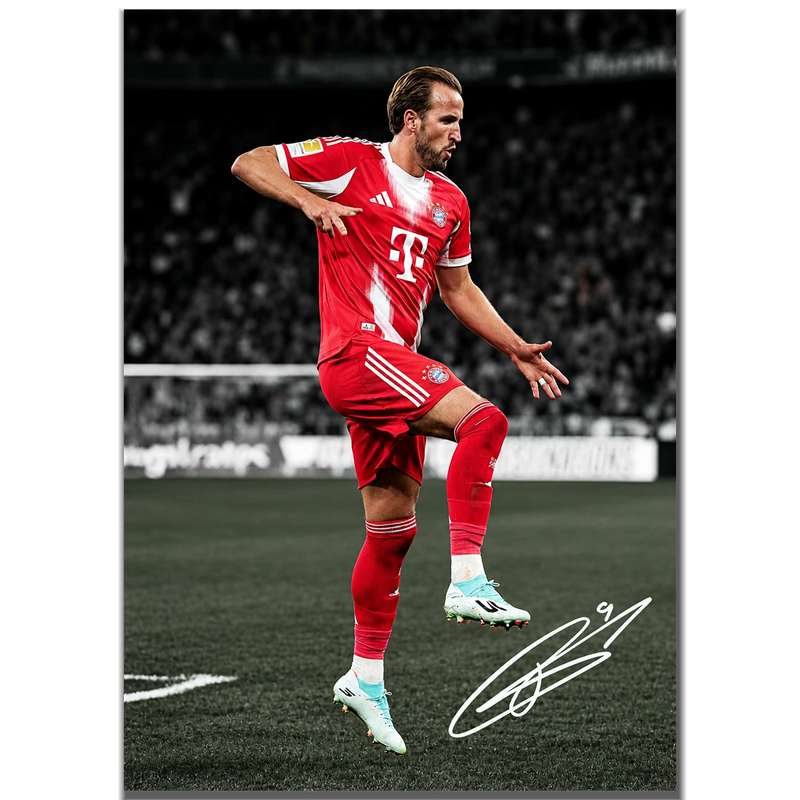 Harry Kane Bayern Munich football poster