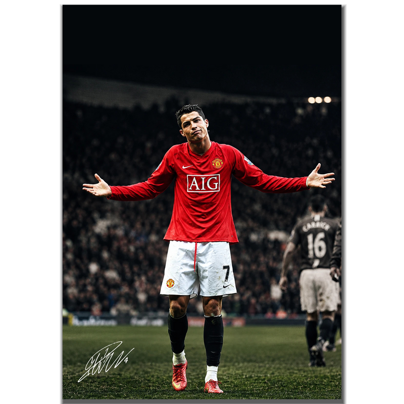 Ronaldo Manchester United poster