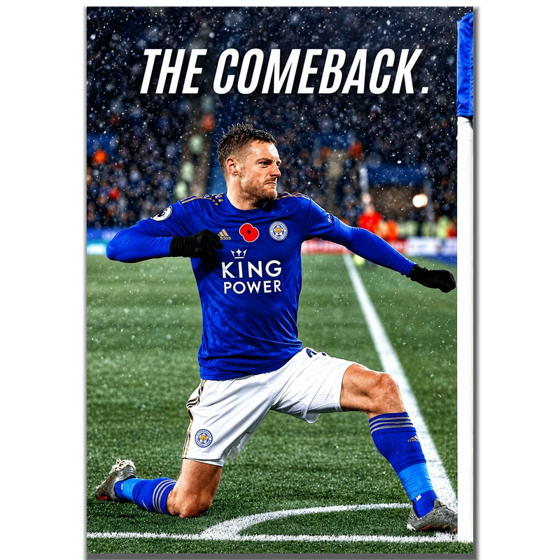 Jamie Vardy football poster
