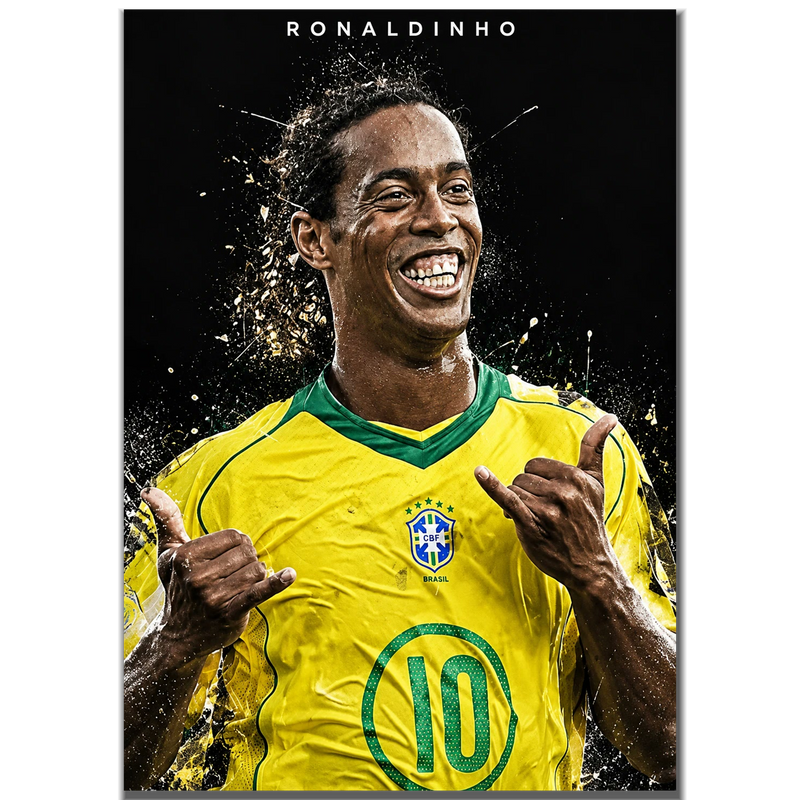 Ronaldinho football poster