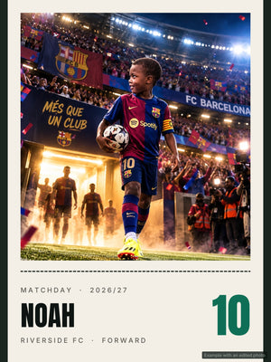 Jouw kind als voetbalster